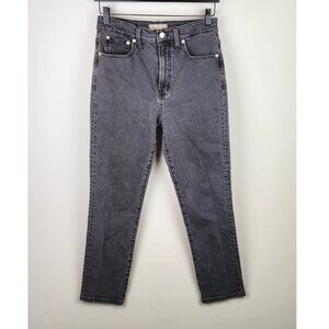 Madewell The Perfect Vintage Jean Washed Black sz 27